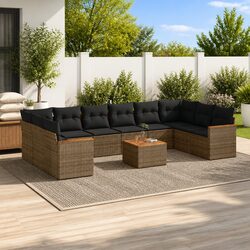 11 Piece Outdoor Sofa Set: Compact and Functional