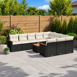 Quick and Easy 11 Piece Outdoor Garden Sofa Set
