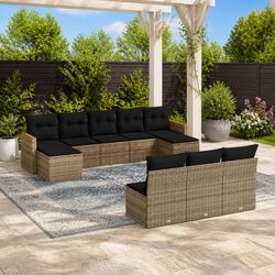 10-Piece Garden Sofa Set for Stylish Outdoor Living