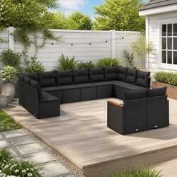 12-Piece Garden Sofa Set for Effortless Outdoor Living
