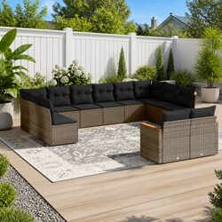 Compact Modular Garden Sofa Set – 12 Pieces Included