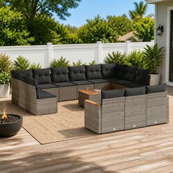 Concise Overview of a 14-Piece Outdoor Sofa Set