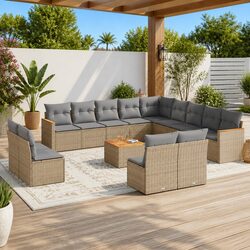 14-Piece Sofa Set for Outdoors