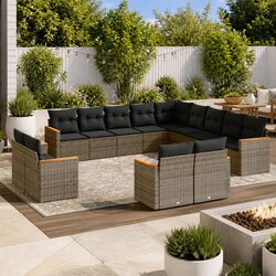 Compact and Functional 13 Piece Garden Sofa Set
