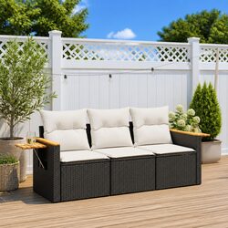 Compact and Comfortable 3 Piece Outdoor Sofa Set