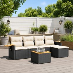 6-Piece Garden Sofa Set: Space-Saving and Durable Design