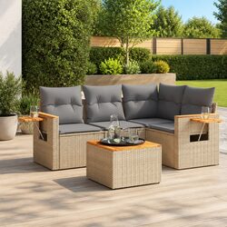 Outdoor Garden Sofa Set with Customizable Layout