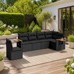 Garden Sofa Set with Removable Cushions