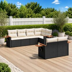 7-Piece Outdoor Sofa Set with Storage Solutions