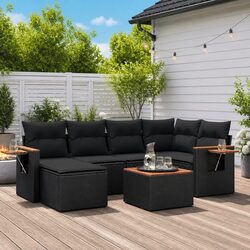 7-Piece Garden Sofa Set: Simple and Stylish