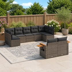 9-Piece Garden Sofa Set