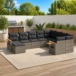 10-Piece Garden Sofa Set: Stylish and Functional