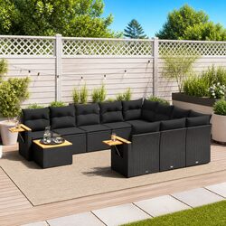Compact and Stylish 11-Piece Outdoor Sofa Set
