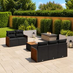 6-Piece Outdoor Sofa Set: Compact and Stylish