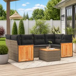7-Piece Garden Sofa Set with Easy Maintenance Features