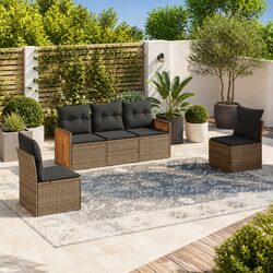 Compact 5-Piece Outdoor Sofa Set for Relaxation