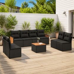 Concise Overview of Our 9-Piece Garden Sofa Set