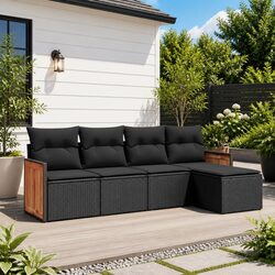 5 Piece Garden Sofa Set