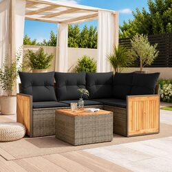 5 Piece Garden Sofa Set