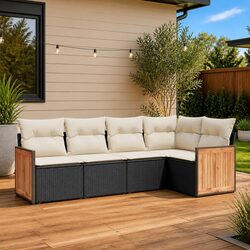 5 Piece Outdoor Sofa Set for Relaxing