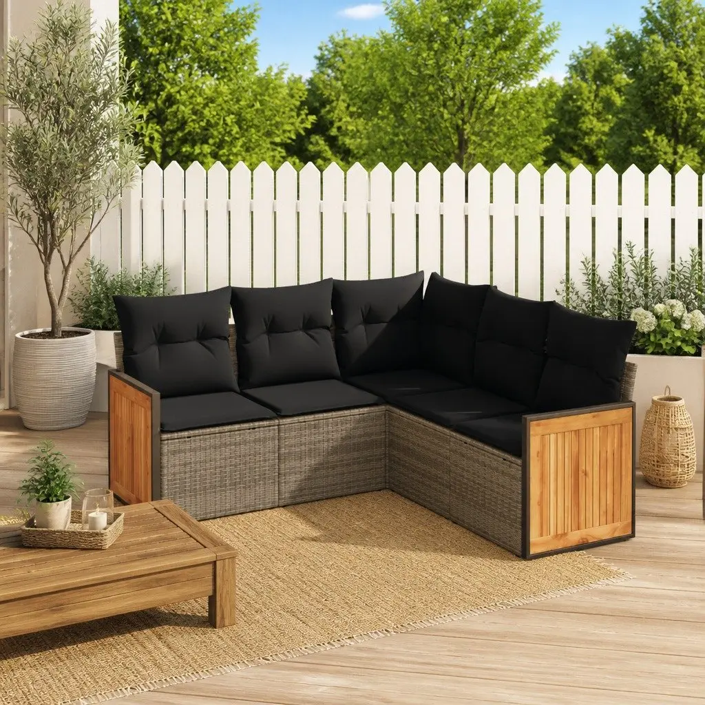 5-Piece Modular Outdoor Sofa Set for Relaxation