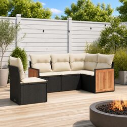 Concise Overview of the 5-Piece Garden Sofa Set