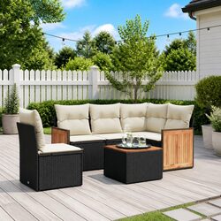 6 Piece Garden Sofa Set - Stylish, Durable, and Functional
