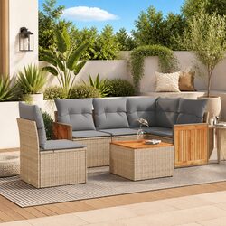 6-Piece Outdoor Sofa Set for Relaxation