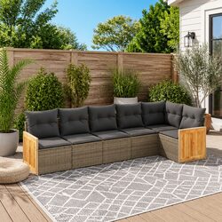 6-Piece Garden Sofa Set