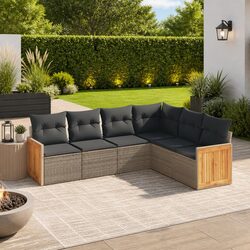 6-Piece Garden Sofa Set
