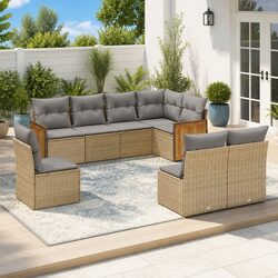 8 Piece Garden Sofa Set