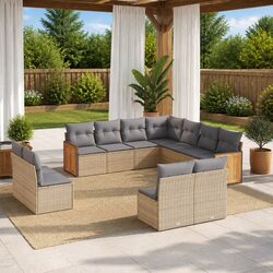 11 Piece Garden Sofa Set