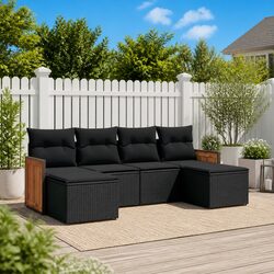 6 Piece Outdoor Sofa Set