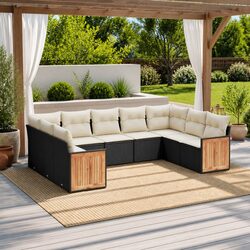 9-Piece Garden Sofa Set