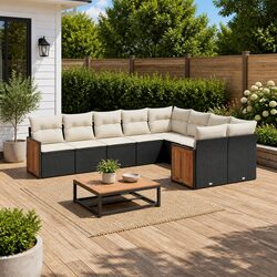 9 Piece Garden Sofa Set