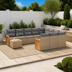 11-Piece Garden Sofa Set