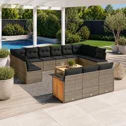 Concise Overview: 13-Piece Outdoor Sofa Set