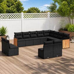 Compact and Stylish 12-Piece Garden Sofa Set