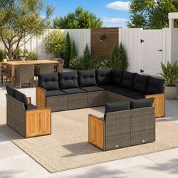 Compact and Stylish 11 Piece Outdoor Sofa Set