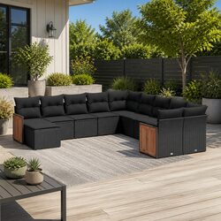Concise and Comfortable 11-Piece Modular Sofa Set