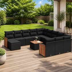 Compact and Stylish 13-Piece Garden Sofa Set