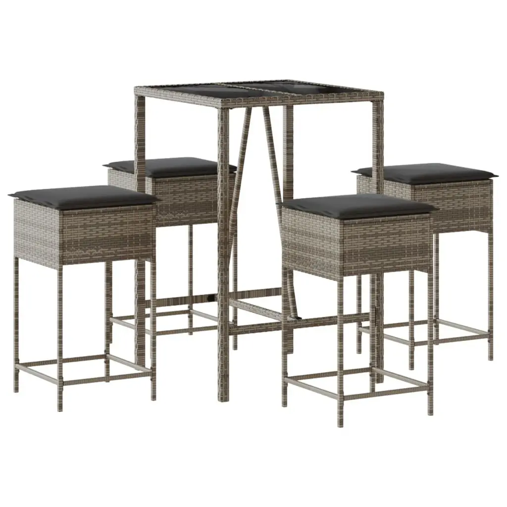 5-Piece Garden Bar Set for Outdoor Spaces