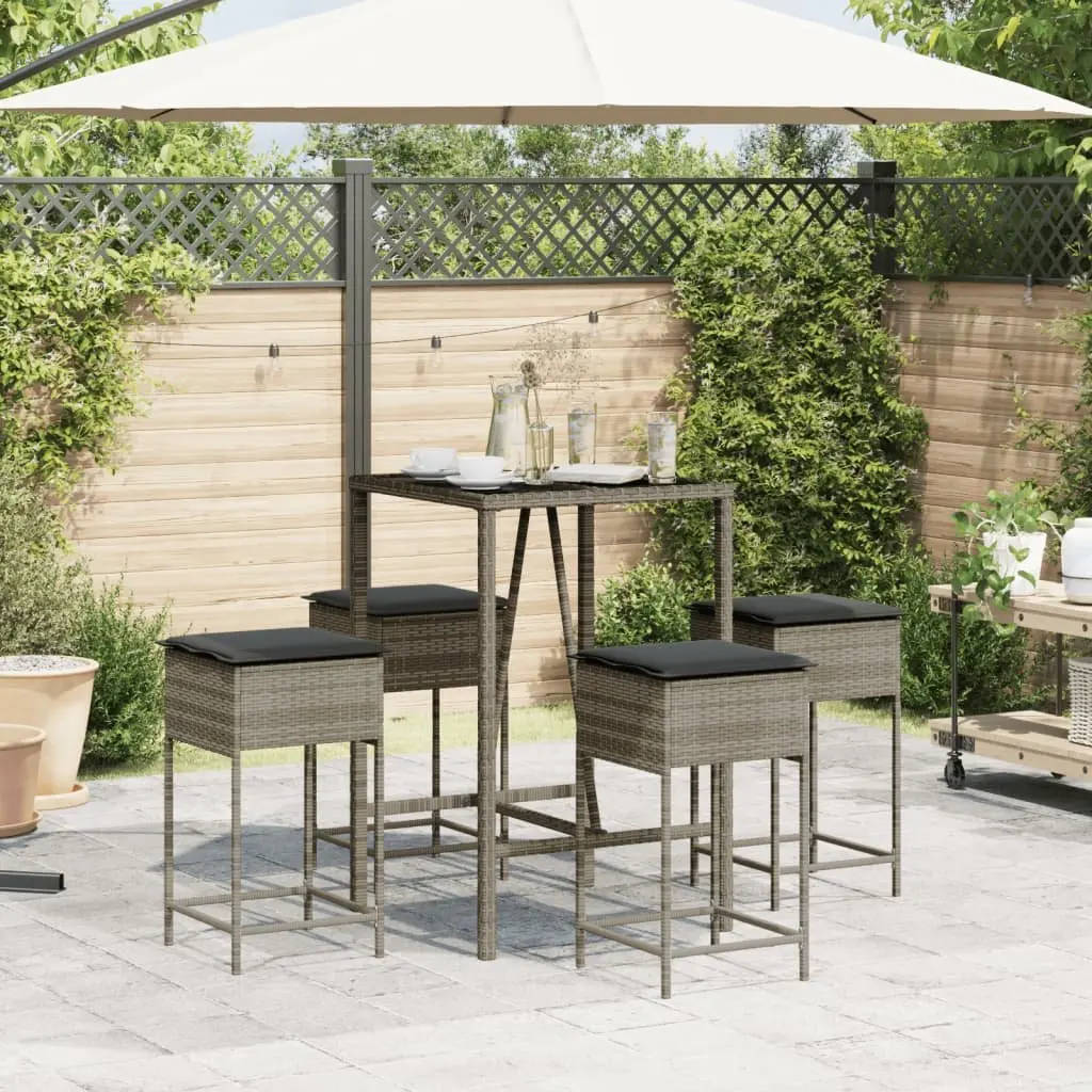 5-Piece Garden Bar Set for Outdoor Spaces