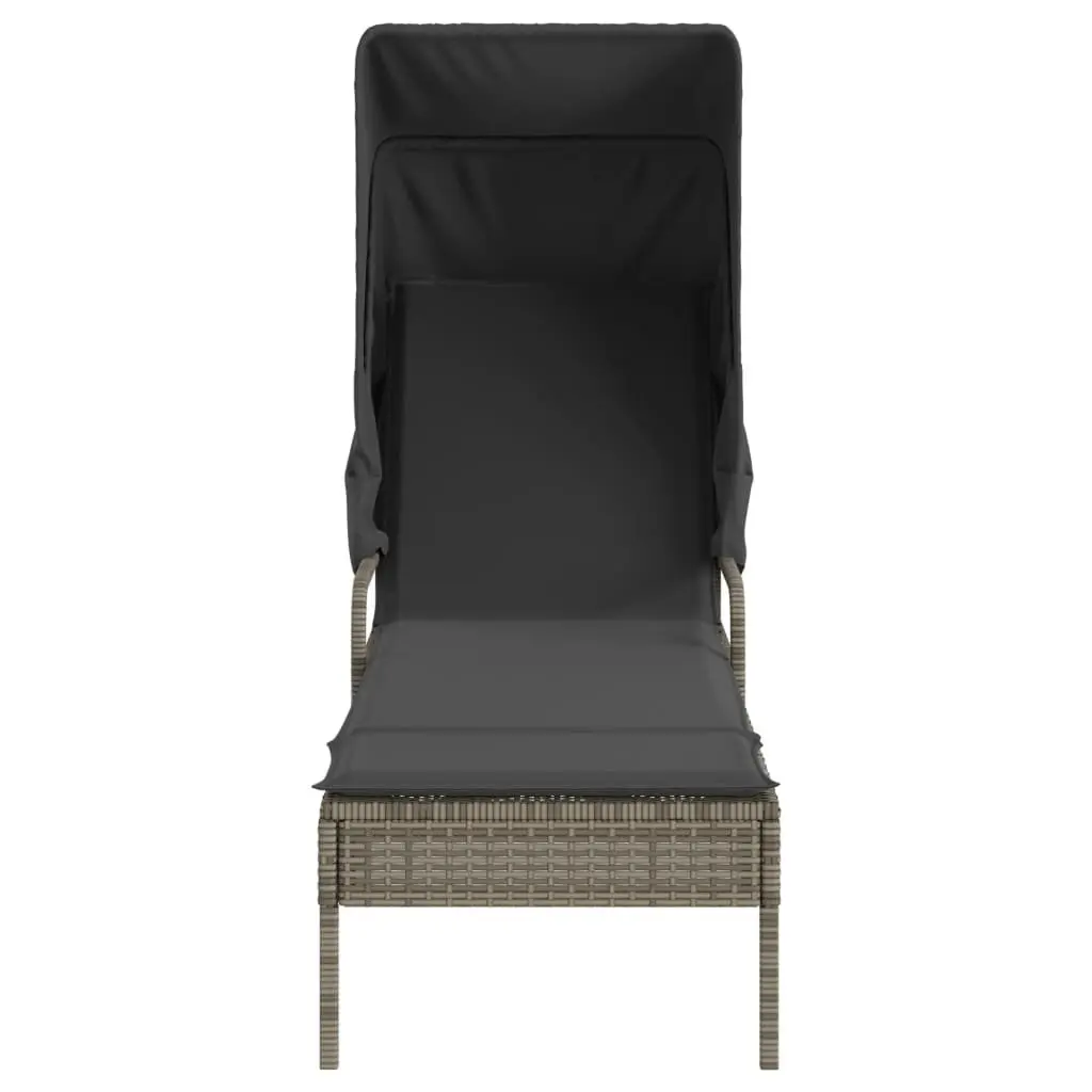 Sun Loungers with Canopy and Tea Table Included