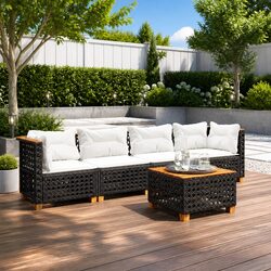 5 Piece Stylish Garden Sofa Set for Relaxed Living