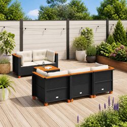 Compact and Comfortable 6 Piece Outdoor Sofa Set