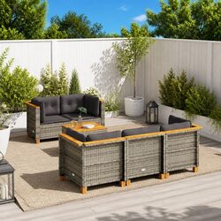 Compact and Elegant 6-Piece Outdoor Sofa Set