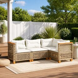 Concise and Stylish 4-Piece Outdoor Sofa Set