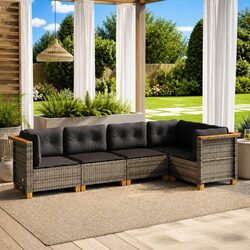 5 Piece Garden Sofa Set – Simple and Elegant Design