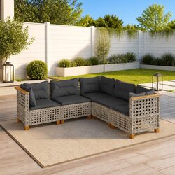5 Piece Modular Garden Sofa Set – Comfort Meets Style